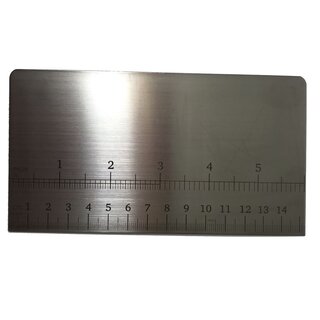 Dekofee Teigschaber Edelstahl 15 cm