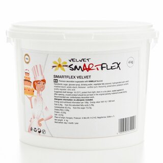 SmartFlex Fondant Velvet Vanille 4kg