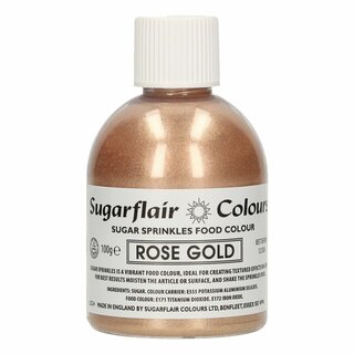Sugarflair Sugar Streusel - Rose Gold - 100 g