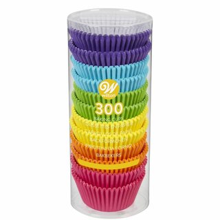 Wilton Baking Cups Rainbow Brights 300 St.