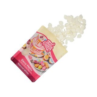 FunCakes Deco Melts -Natrliches Wei- Kein E171 -250g