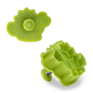 Stadter  Cookie cutter with stamp and ejector Dinosaur 6,5 cm