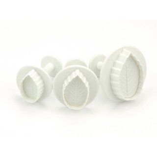 Cake-Masters Ausstecher + Stempel Rose 3er