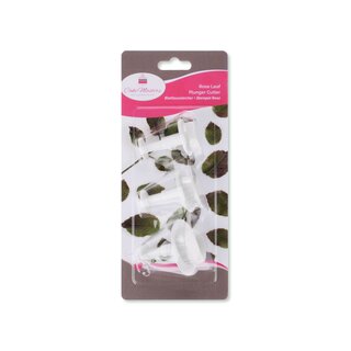 Cake-Masters Ausstecher + Stempel Rose 3er