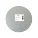 Cake-Masters Cakeboard rund 33cm silber einzeln in Folie