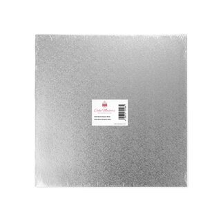 Cake-Masters Cakeboard quadrat 43cm silber silber einzeln...