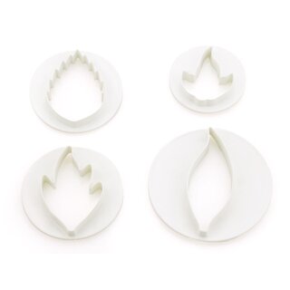 Cake-Masters Ausstecherset Bl�ttermix 4er