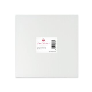 Cake-Masters Cakecard quadrat 30cm weiߠ3 Stck