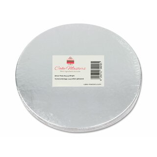 Cake-Masters Silver Plate 15cm silber glnzend 10 Stck