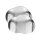 Cake-Masters Silver Plate 25cm silber glänzend 6 Stück