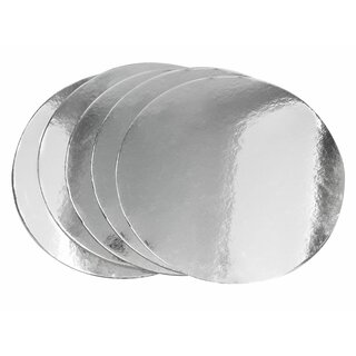 Cake-Masters Silver Plate 28cm silber glänzend 5 Stück