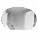 Cake-Masters Silver Plate 28cm silber glnzend 5 Stck