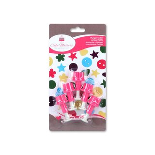 Cake-Masters Ausstecher + Stempel verschiedene Formen 5er