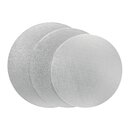 Cake-Masters Cakeboard rund 23cm silber 4mm einzeln in Folie