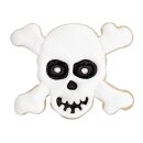 Stadter  Cookie cutter with stamp and ejector Skull 7,5 cm