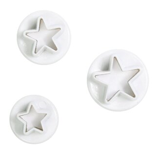 Cake Star - Star Plunger Cutter - 3 Set