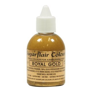 Sugarflair Airbrush Colouring -Royal Gold- 60ml