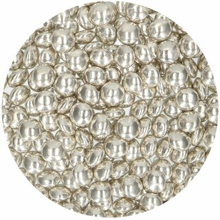 FunCakes Schokodragees -Metallic Silber- 80 g