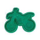 Stadter  Cookie cutter with stamp and ejector Motocross 8 cm