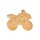 Stadter  Cookie cutter with stamp and ejector Motocross 8 cm