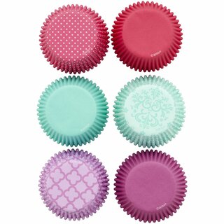 Wilton Baking Cups Pink/Turquoise/Purple 150 St.
