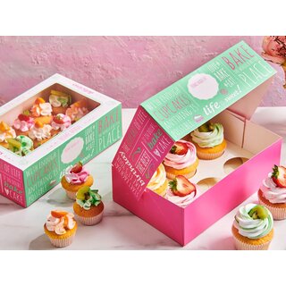 FunCakes Cupcake-Schachtel -Quotes- pk/3