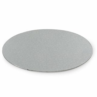 Decora Cake Board Rund Silber  320x3mm