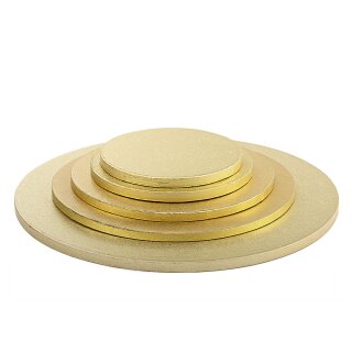 Decora GOLDENE RUNDE TORTENPLATTE CM 30X1,2 H