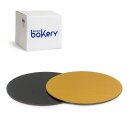 DECORA TORTENPLATTE GOLD/SCHWARZ Ø 20 CMx3mm