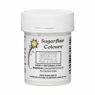 Sugarflair - Max Concentrate Paste Colour WHITE EXTRA 42g