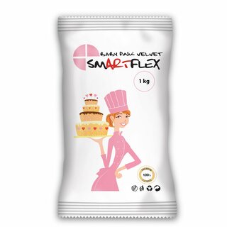 Smartflex Fondant Baby Rosa Samt 1kg