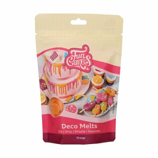  FunCakes Deco Melts - Geschmacksrichtung Orange - 250g 