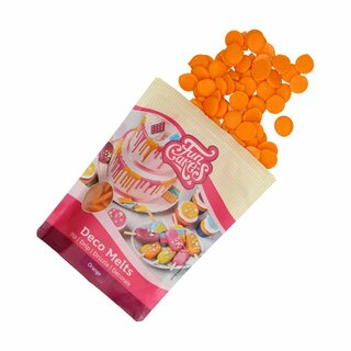  FunCakes Deco Melts - Geschmacksrichtung Orange - 250g 