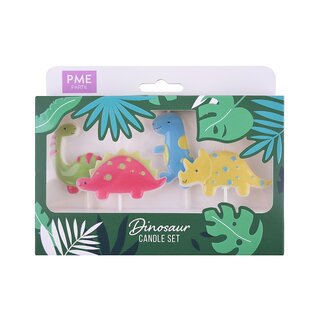 PME Kerzen - Dinosaurier Set/4