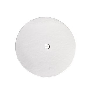 Cake Board Rund Weiß Ø 200x3mm mit Mittelloch