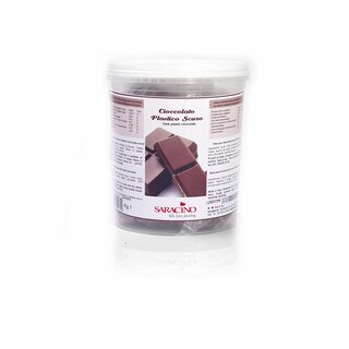 Saracino dunkle Modellierschokolade 1 kg Eimer MHD 30.04.24