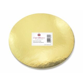 Cake-Masters Golden Plate 15cm gold glnzend 1Stck