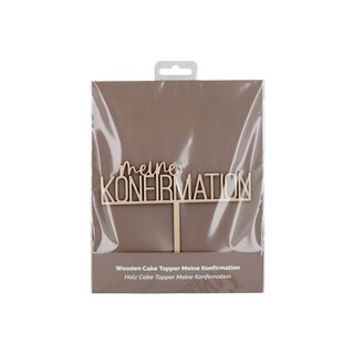 Cake-Masters Cake Topper Holz Konfirmation