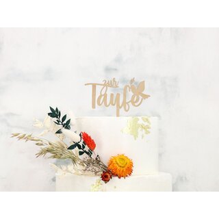 Cake-Masters Cake Topper Holz Taufe