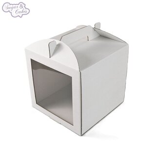 Tortenkarton mit Henkel Cake Box 30,5 x 30,5 x 35,5 cm
