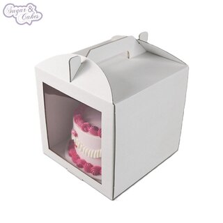 Tortenkarton mit Henkel Cake Box 30,5 x 30,5 x 35,5 cm