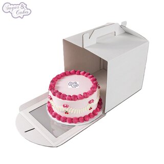 Tortenkarton mit Henkel Cake Box 30,5 x 30,5 x 35,5 cm