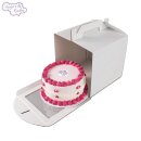 Tortenkarton mit Henkel Cake Box 30,5 x 30,5 x 35,5 cm