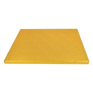 FunCakes Tortenplatte Quadrat 30,5 cm -Gold-