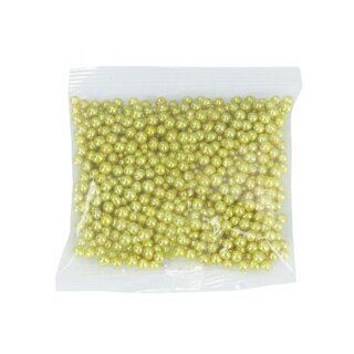 CM Basics Weiche Zuckerperlen gold 5mm 60g