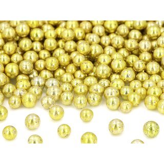 CM Basics Weiche Zuckerperlen gold 7mm 60g