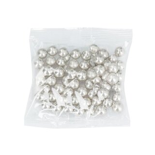 CM Basics Zuckerperlen silber 10mm 60g