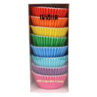 PME Backförmchen Regenbogenfarbe pk/100