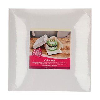 FunCakes Cake Box -Blanco 30x30x15cm