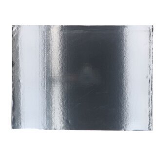 FunCakes Cake Drum Oblong 40x30cm Silver 20mm